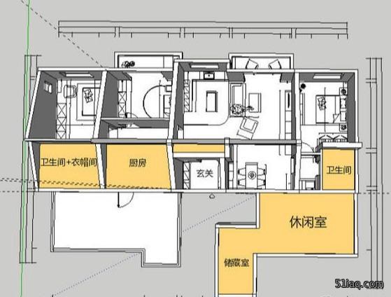 168㎡四室一厅,硬装省心软装细心,不可方物的美